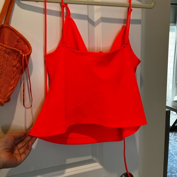 Bundle of 2 Zara Orange Tanks Size Small & Medium NWT - Picture 11 of 14